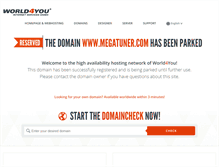 Tablet Screenshot of megatuner.com